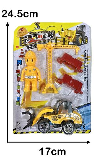 Mini Trator Escavadeira Kit Construção