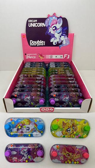 🗃️(caxinha com 24pç)Aquaplay Jogo de Argolas Agua De Plástico Pony polly