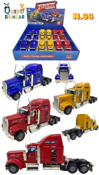 N.66-CARRO DE FERRO-Trailer do Optimus Prime(CAXINHA C/12PC)