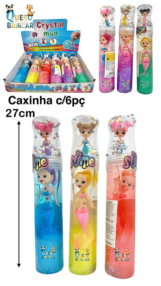 (PROMOCAO Caxinha/6pç)Slime-Sereia