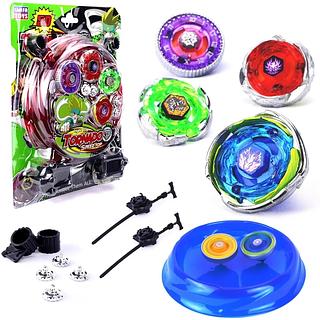 Beyblade 2 PIAO 1 ACENDE Metal Led + Lançador + Arena