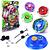 Beyblade 2 PIAO 1 ACENDE Metal Led + Lançador + Arena