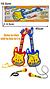 Guitarra E Microfone Infantil Com Som E Luz Meninos Meninas