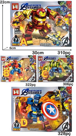 LEGO CX HEROES(310PC/322PC/306PC/328PC)