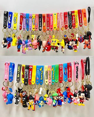 3D Chaveiro Fofo Emborrachado - Colecionável para Mochilas, Bolsas e Chaves | Presente Criativo