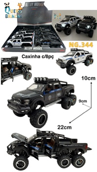 NG.344-CARRO DE FERRO-Caminhonete Ford de 6 rodas(CAXINHA C/8PC)