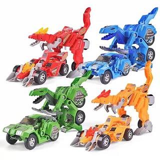 Carrinho Transforme Dinossauro Eletrônico Anda Musical