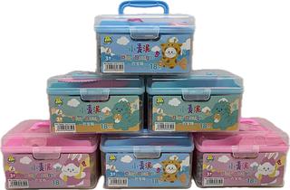 Kit Maleta De Massinha De Modelar 18Cores Infantil Com Moldes Para Crianças