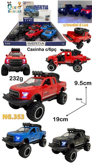 NG.353-Carrinho De Ferro -FORD RAPTOR (CAXINHA C/6PC)