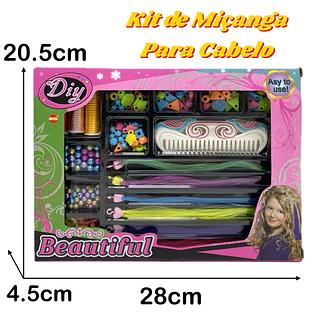 KIT de Miçanga Para Cabelo