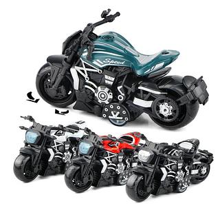 Miniatura Moto De Ferro Abre a Porta!!!Cor enviada aleatoriamente!!!