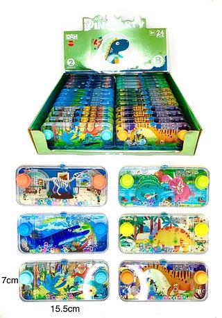 🗃️（caxinha com 24pç）Aquaplay Water Game Aqua Play Brinquedo Argolas Agua Dinossauro
