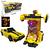 Brinquedo Carrinho Transformers Vira Robô Com Luzes E Som Camaro Amarelo